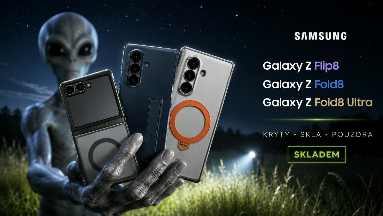 Kryty pro Samsung Galaxy Z Flip8, Z Fold8 a Z Fold8 Ultra